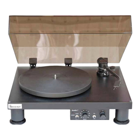 rek-o-kut Rondine 3 Setup and operation