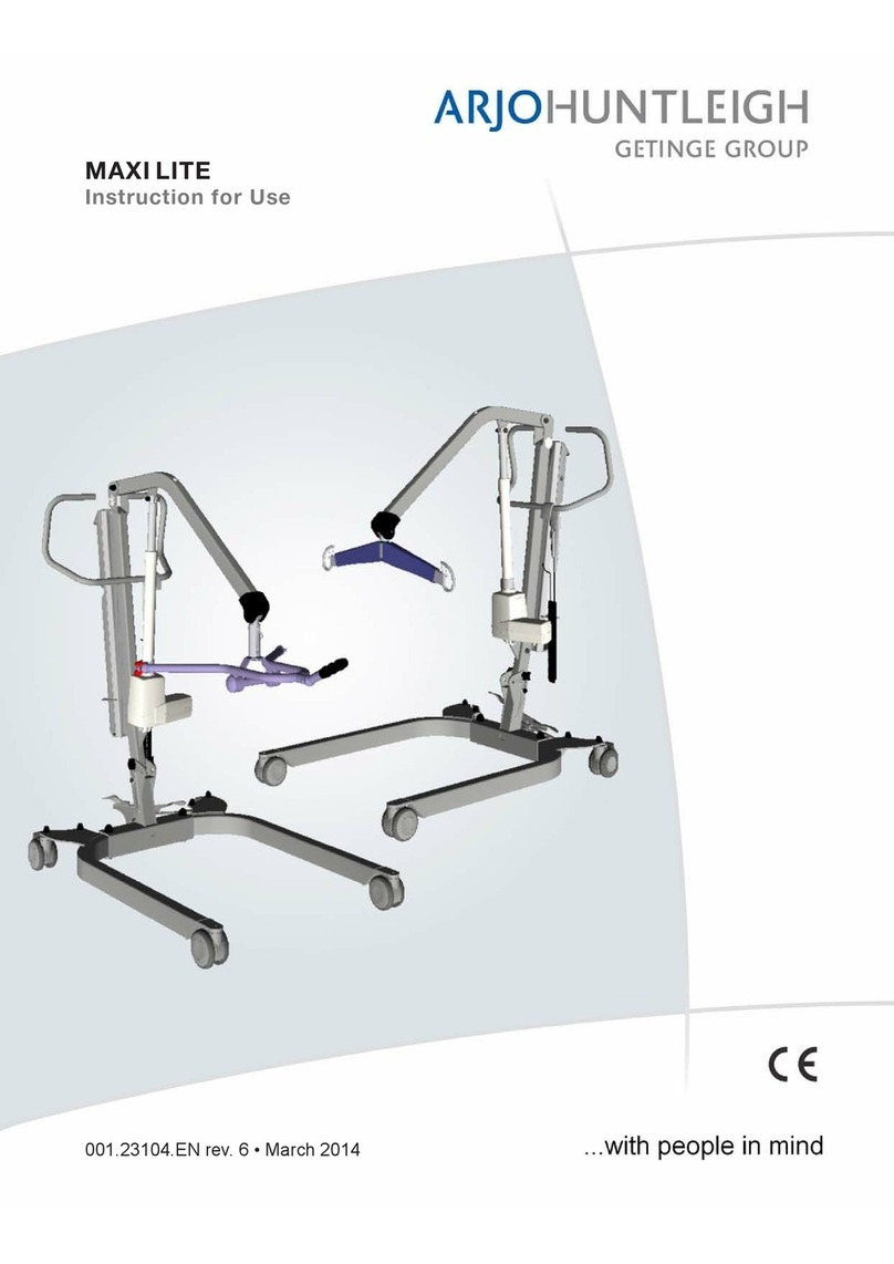 ARJO HUNTLEIGH MAXI LITE User manual