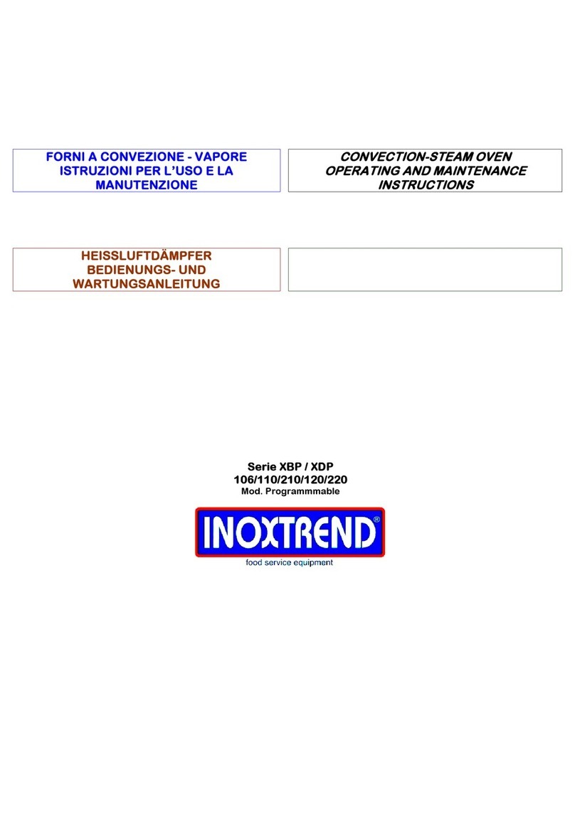 Inoxtrend XBP Series Operating and maintenance instructions