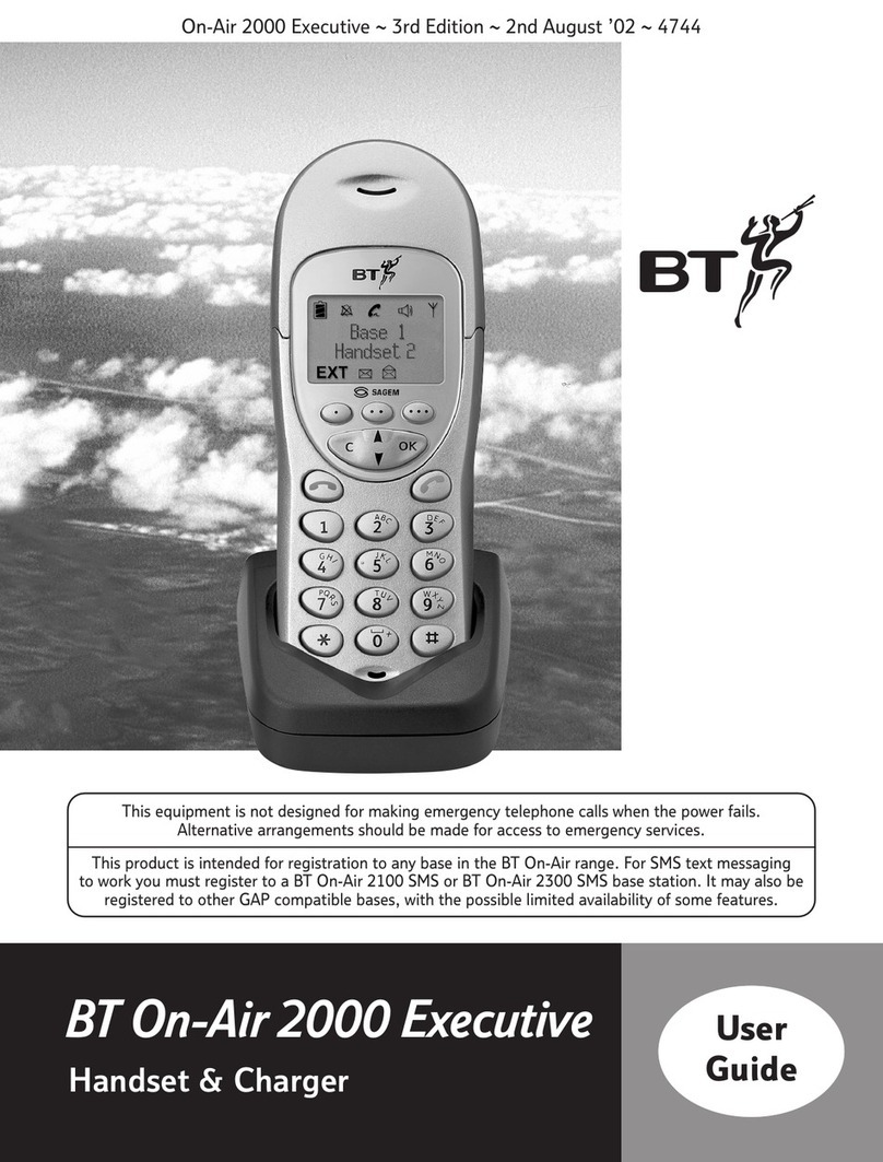 BT ON-AIR 2000 EXECUTIVE User manual