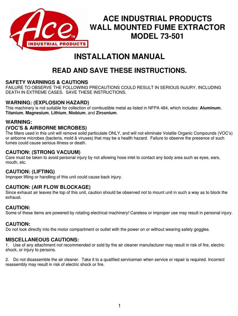 Ace 73-501 installation manual