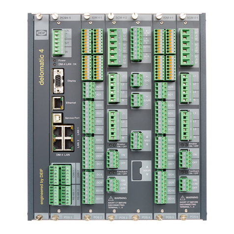 Deif DELOMATIC 4 Series Replacement instructions