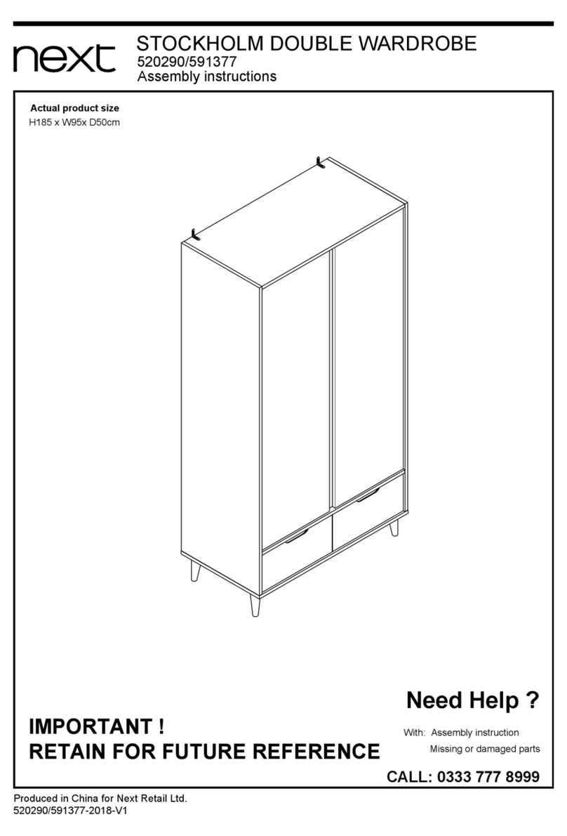 Next STOCKHOLM 520290 User manual Next STOCKHOLM 520290 User manual