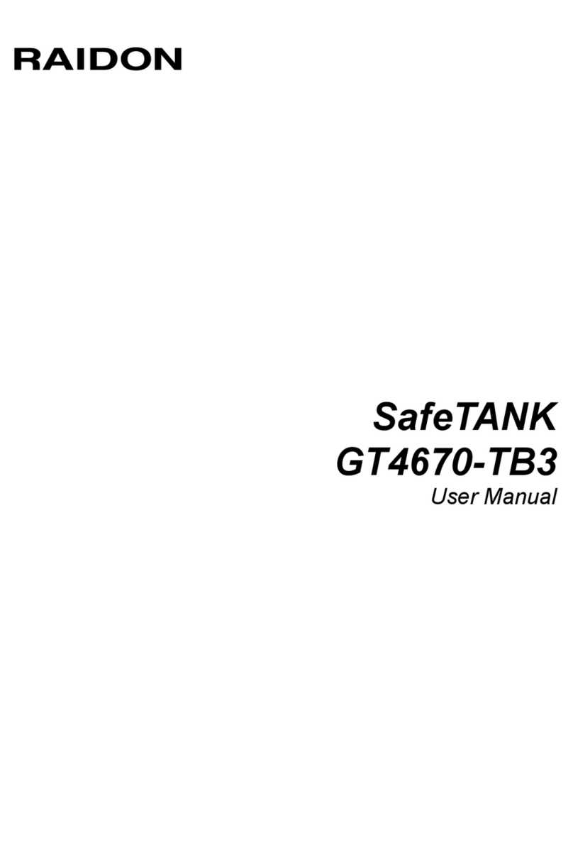 Raidon SafeTANK GT4670-TB3 User manual