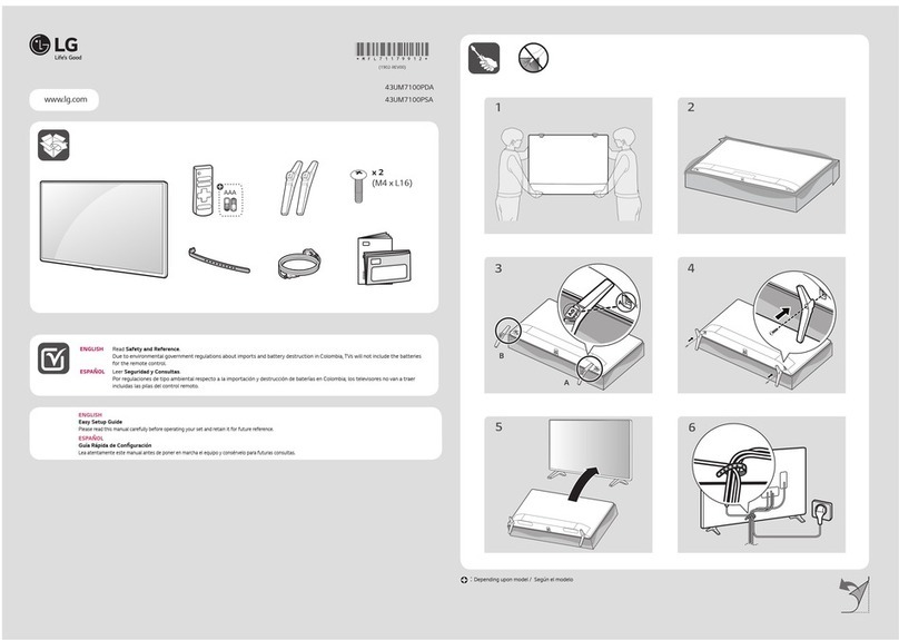 LG 43UM7100PDA Quick start guide