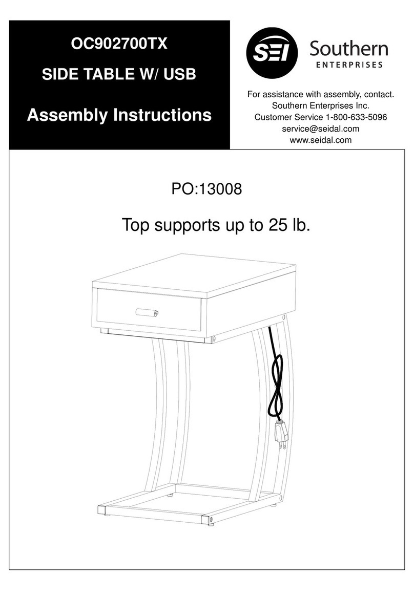 Southern Enterprises OC902700TX Assembly instructions