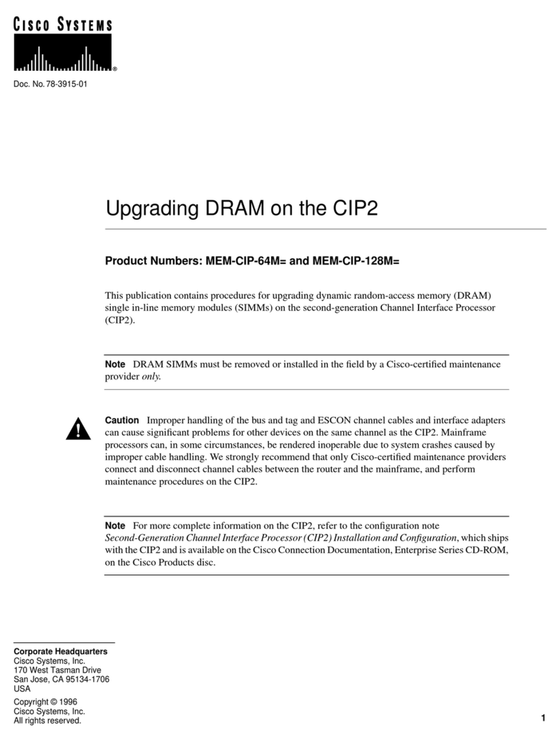 Cisco MEM-CIP-64M User manual Cisco MEM-CIP-64M User manual