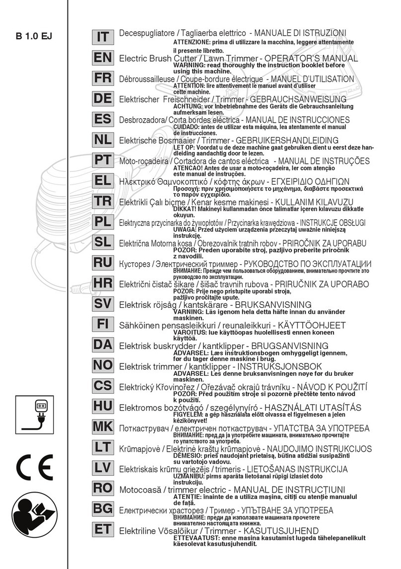 Stiga B 1.0 EJ User manual Stiga B 1.0 EJ User manual