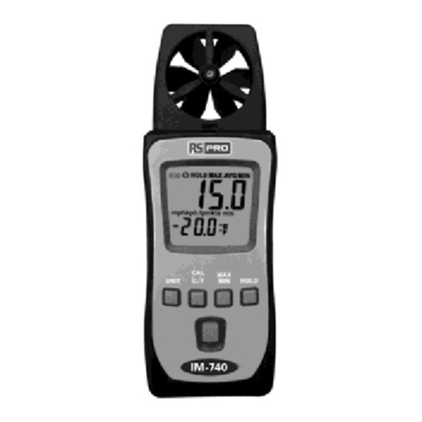 RS PRO IM-740 User manual