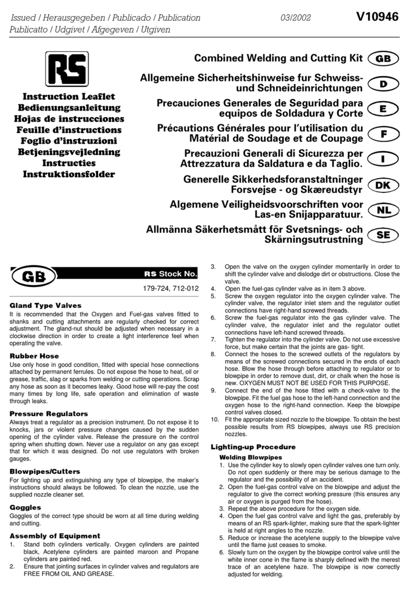RS 179-724 Instruction leaflet