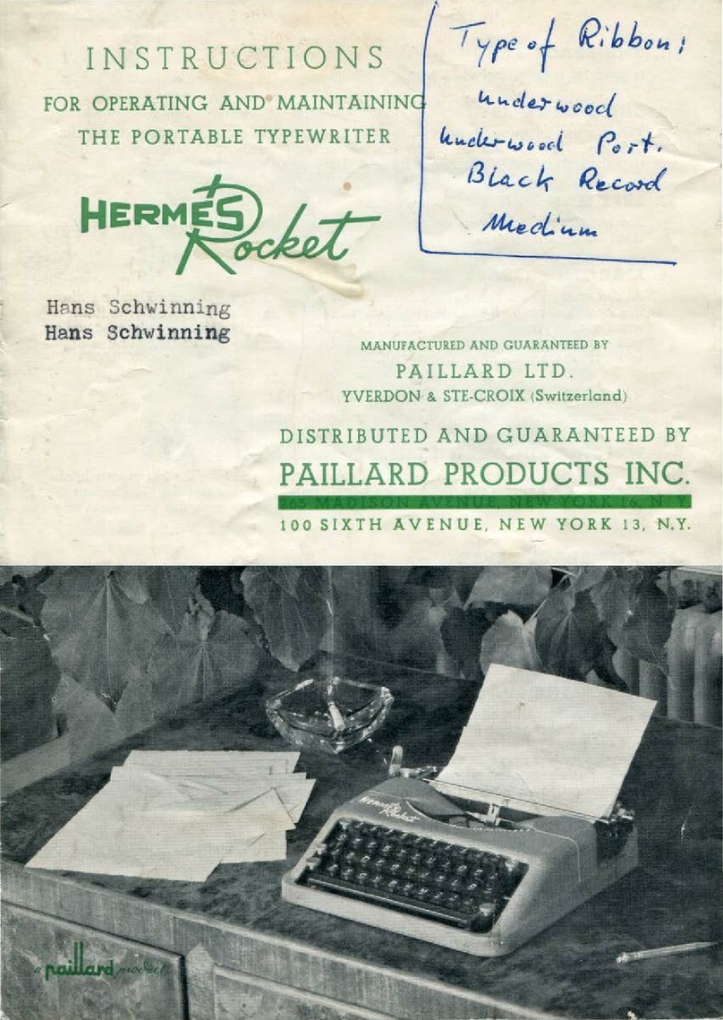Hermes Rocket INSTRUCTIONS FOR OPERATING AND MAINTAINING