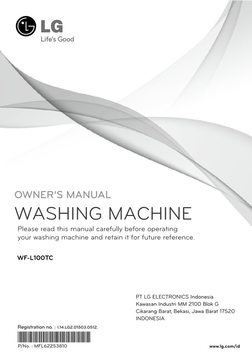 LG WF-L100TC User manual