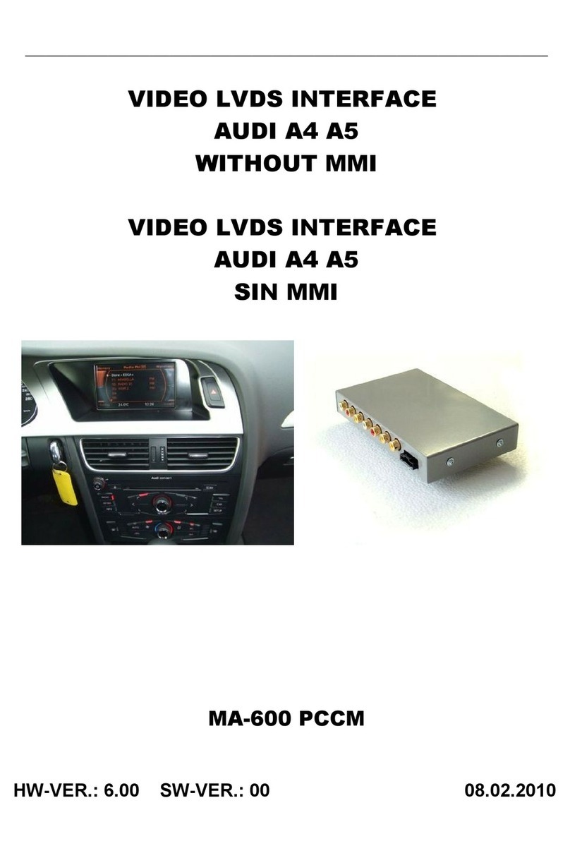 PCCM MA-600 manual