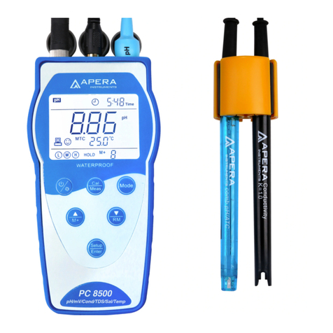 Apera Instruments PC 8500 User manual Apera Instruments PC 8500 User manual