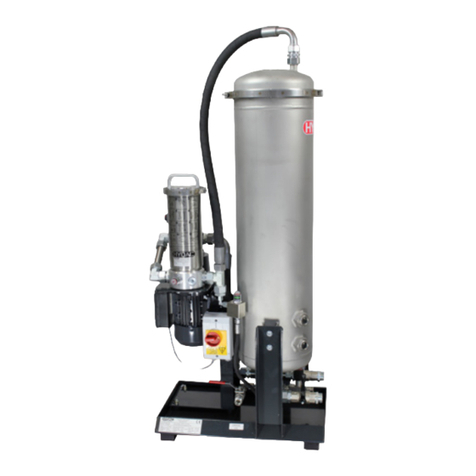 HYDAC FILTER SYSTEMS LowViscosity Unit CoalescerDiesel LVU-CD-40 User manual
