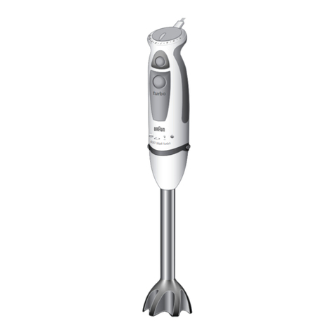 Braun Multiquick Minipimer MR 6550 M FP-HC-K manual Braun Multiquick Minipimer MR 6550 M FP-HC-K manual