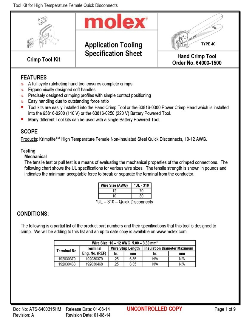 molex 207129 Series User manual molex 207129 Series User manual