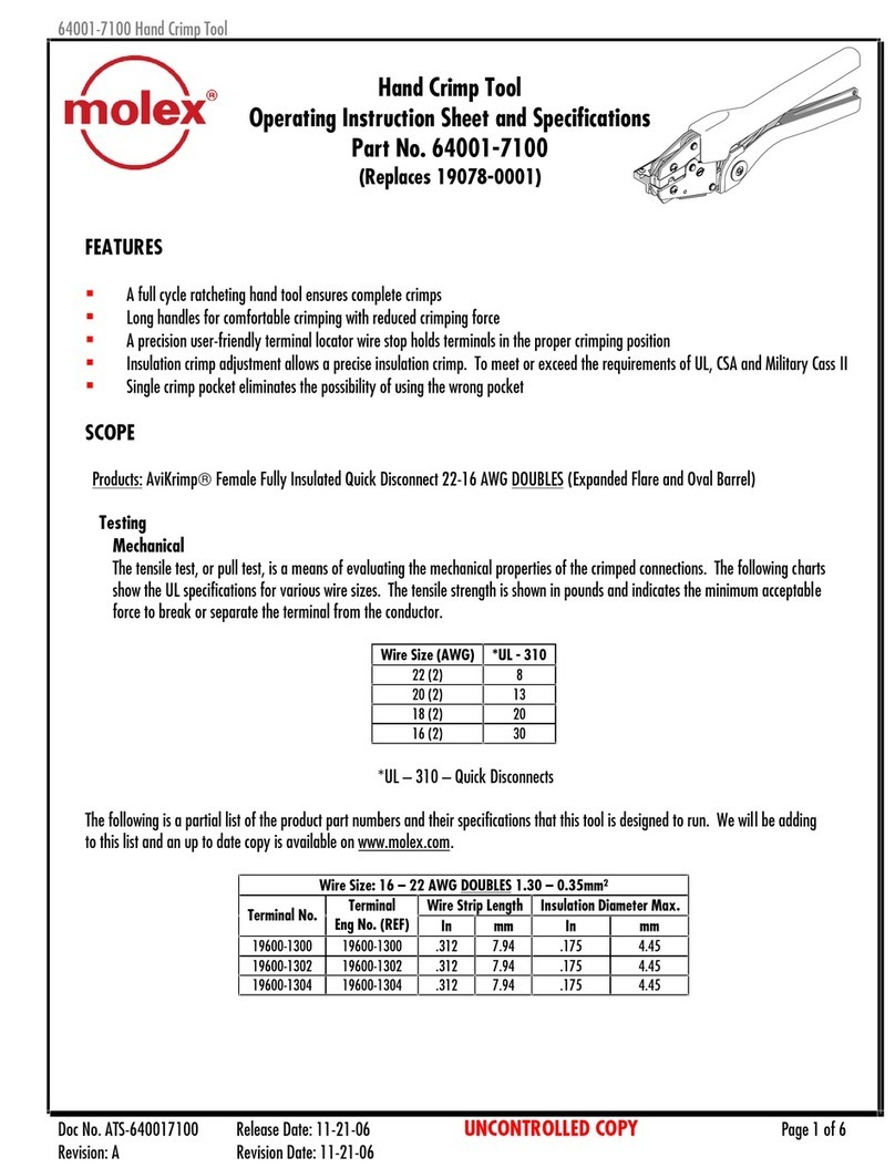 molex 207129 Series User manual