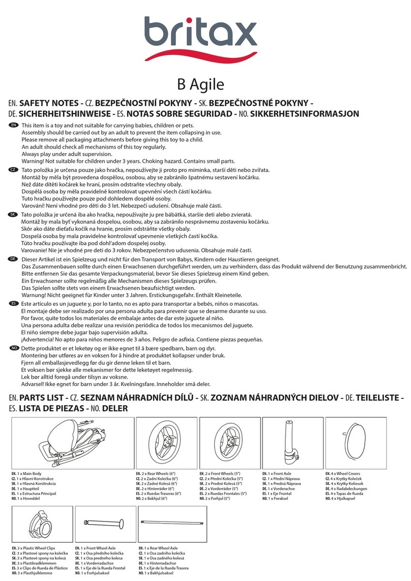 Britax B Agile User manual