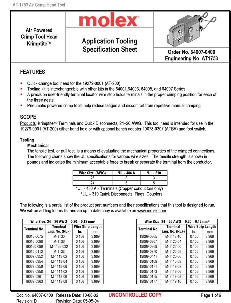 molex 207129 Series User manual