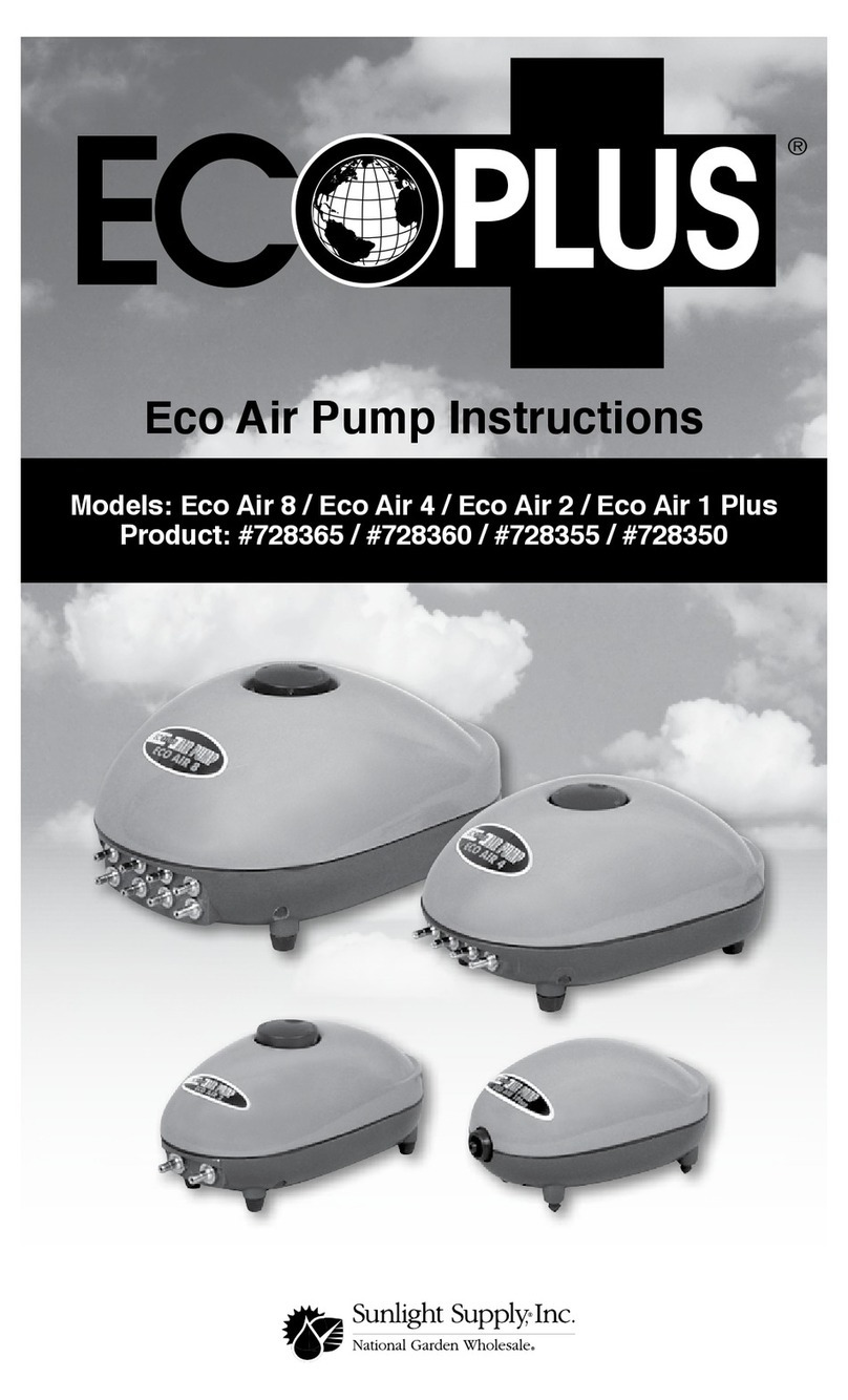 Sunlight Supply Eco Air Plus Series instructions