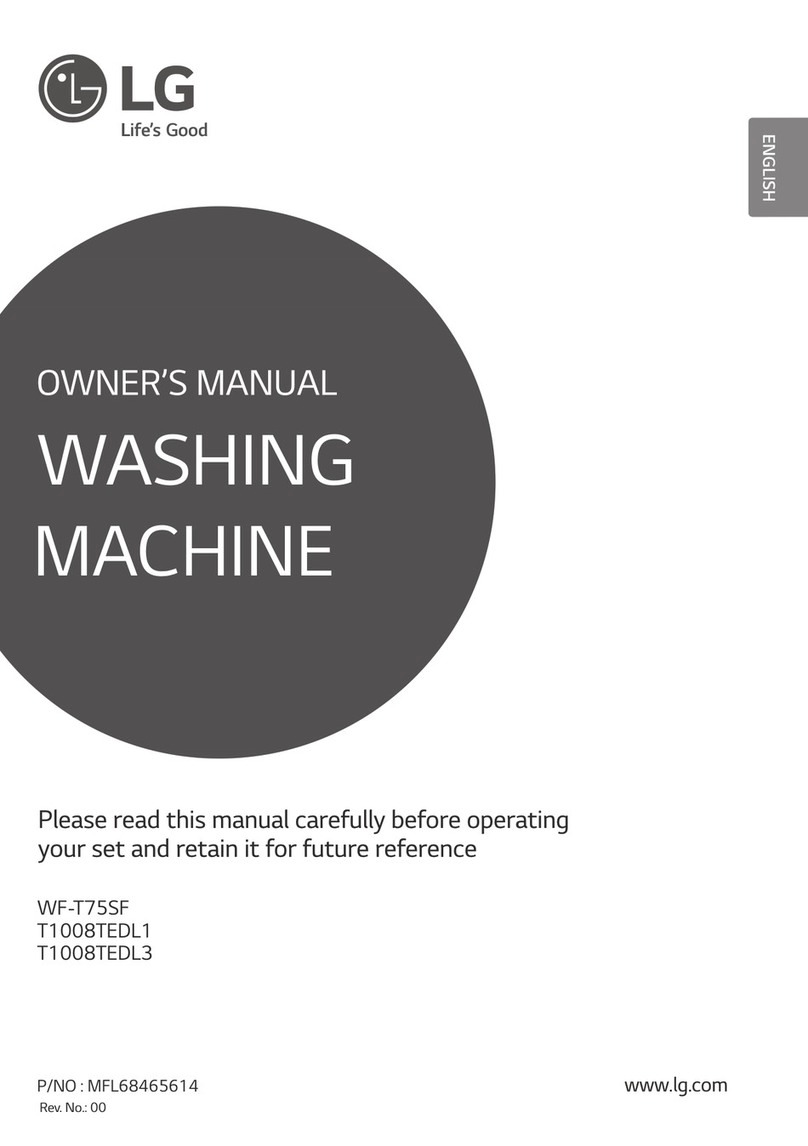LG WF-T75SF User manual