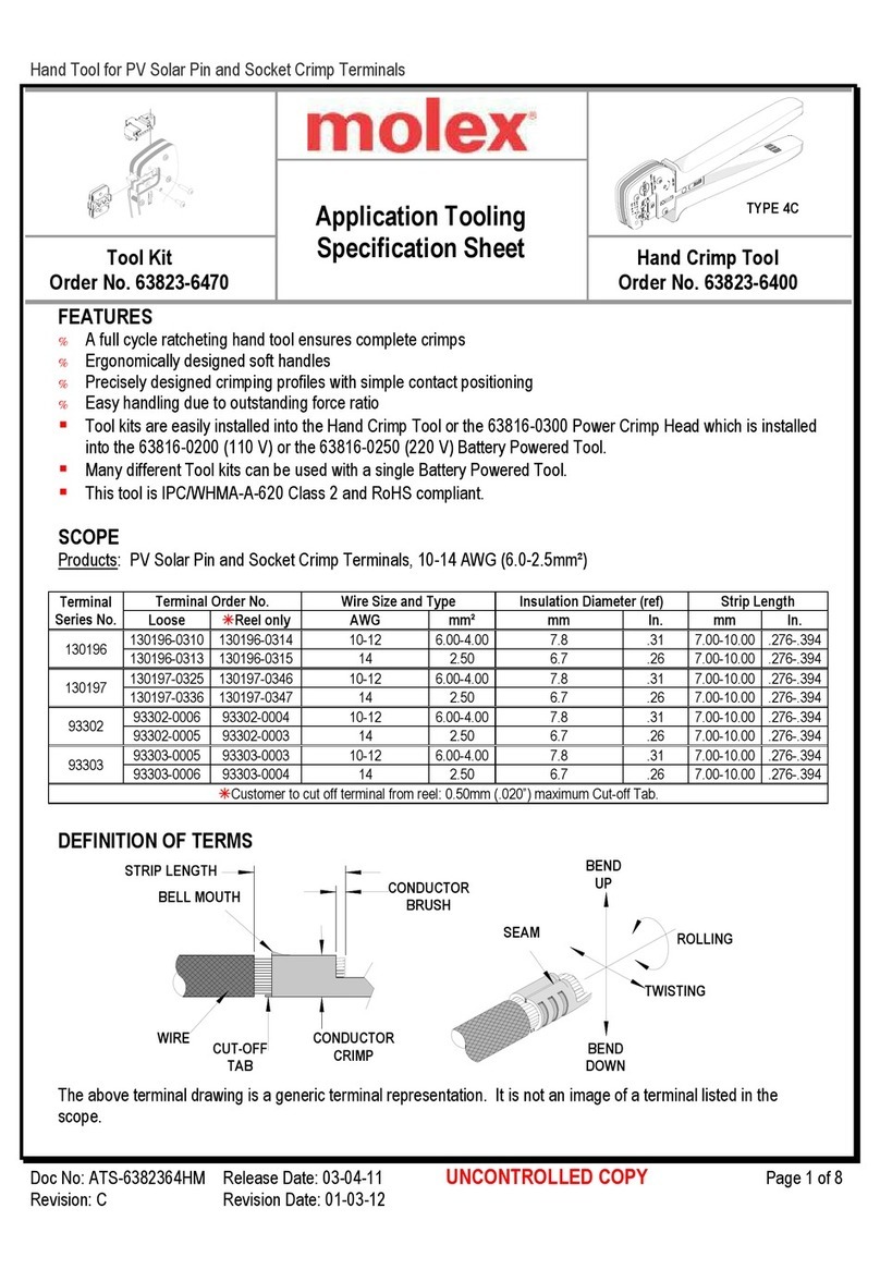 molex 63823-6470 User manual