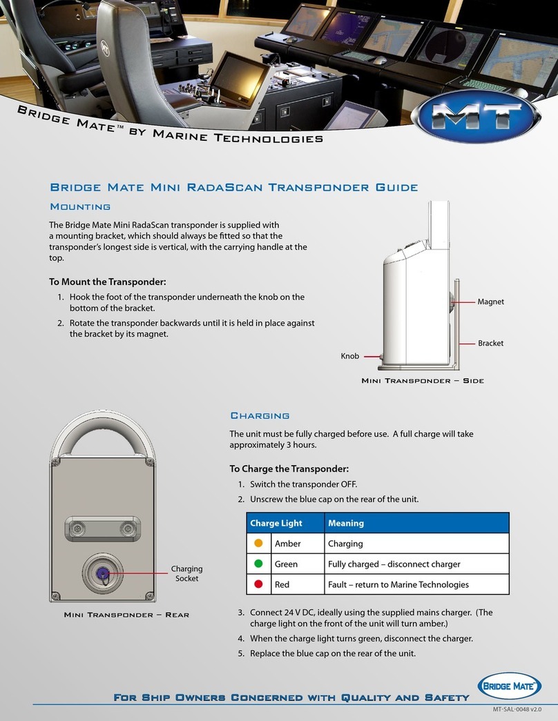 MARINE TECHNOLOGIES Bridge Mate Mini RadaScan Guide