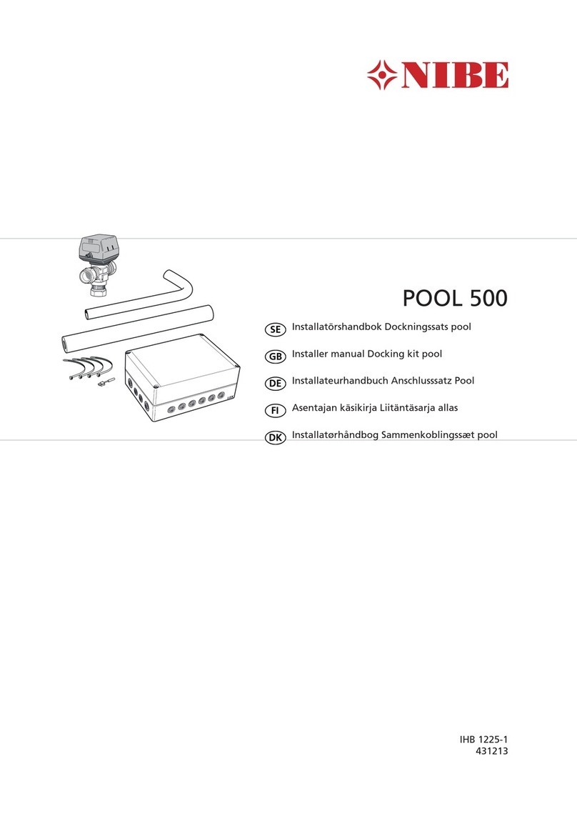 Nibe POOL 500 Installer manual