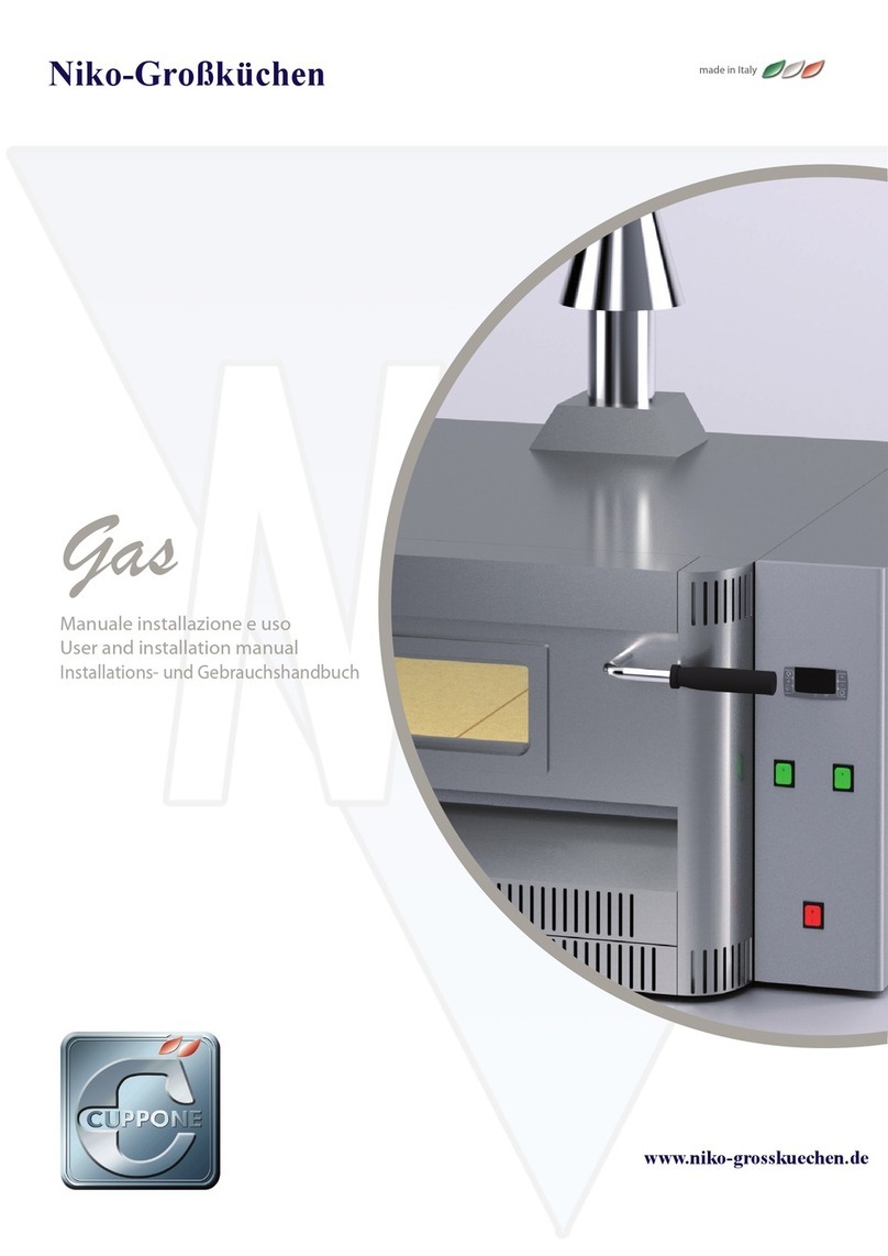 Cuppone Gas G4 - 33 Operating manual