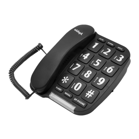 aidapt Big Button Telephone Fixing and maintenance instructions