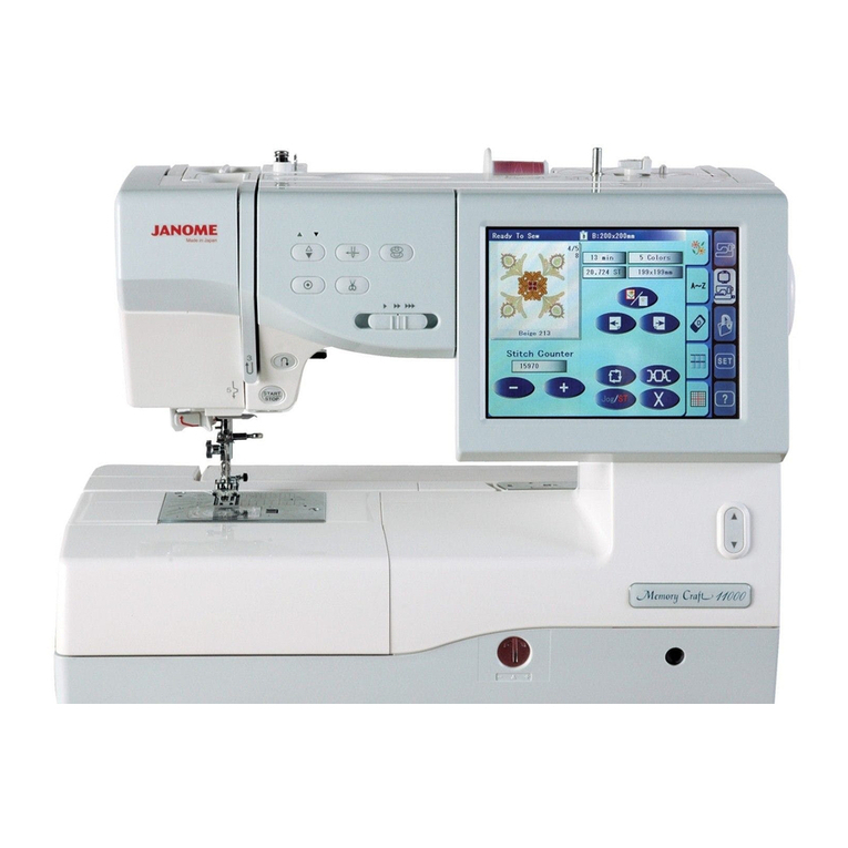 Janome MC 11000 - User manual