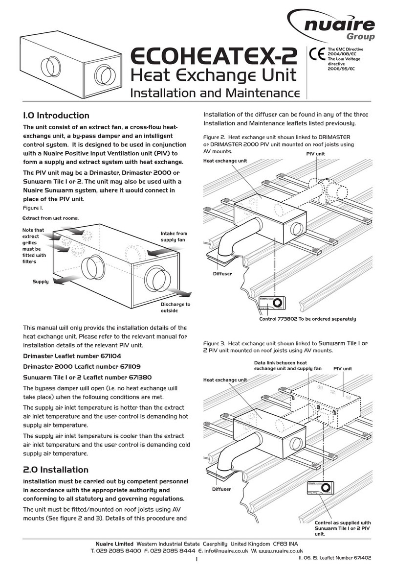 NuAire ECOHEATEX-2 Installation and Maintenance