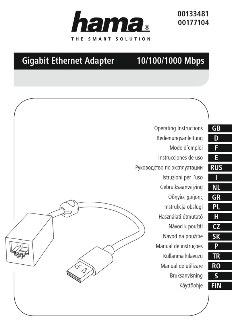Hama 00133481 User manual Hama 00133481 User manual