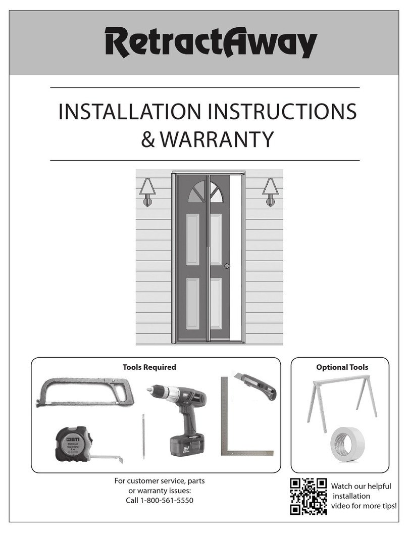 JR Home RetractAway Installation guide