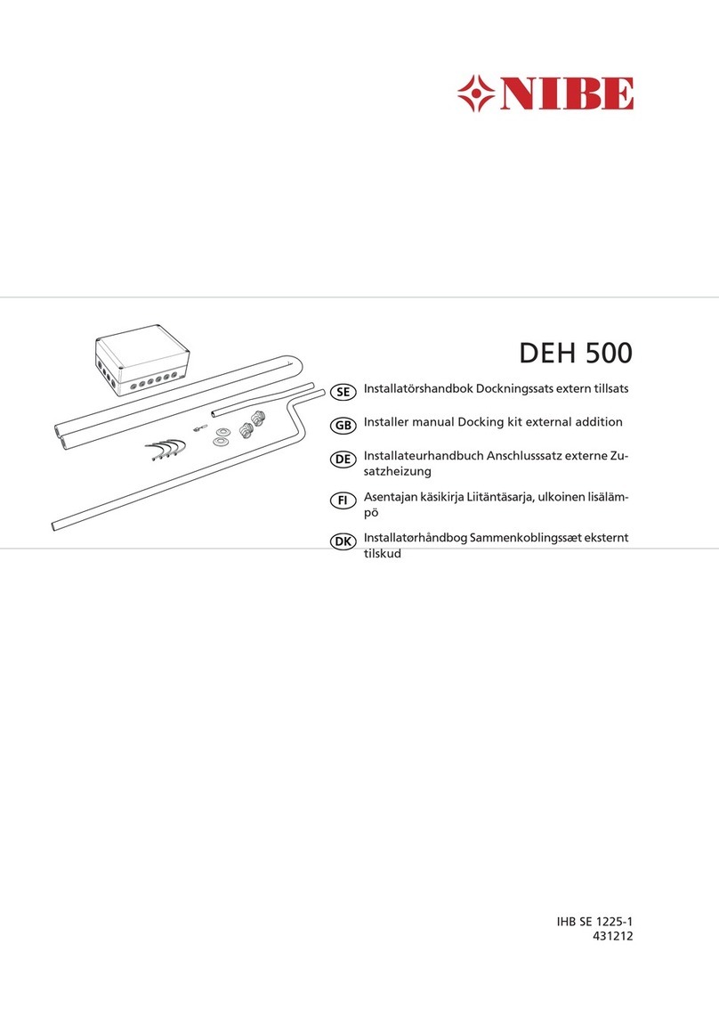 Nibe DEH 500 Installer manual