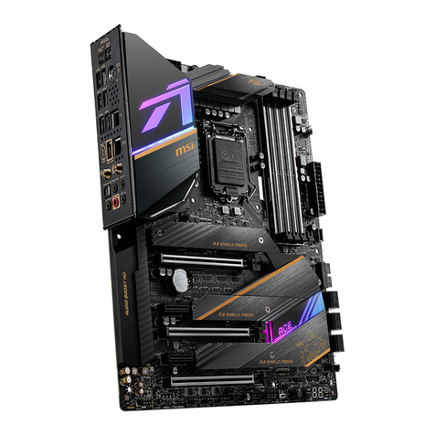 MSI MEG Z490 ACE User manual