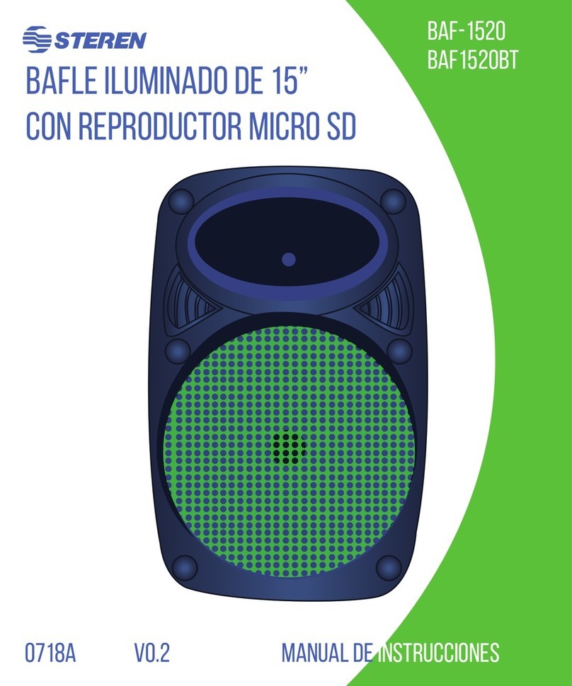 Steren BAF-1520 instruction manual