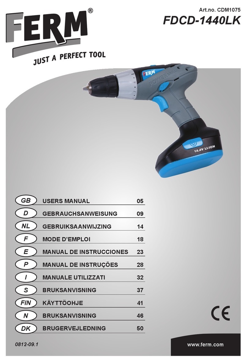Ferm FDCD-1440LK user manual