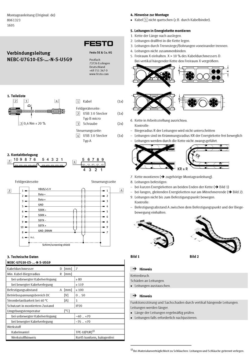 Festo NEBC-U7G10-ES N-S-U5G9 Series User manual