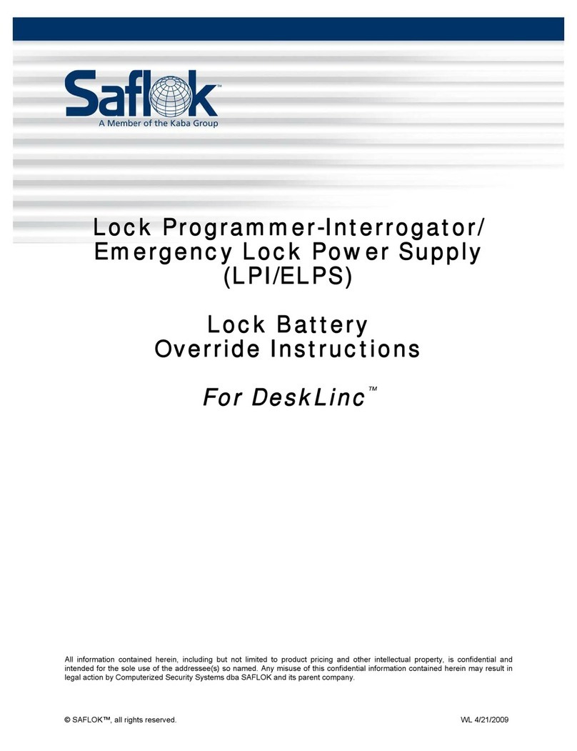 Saflok LPI Override Instructions