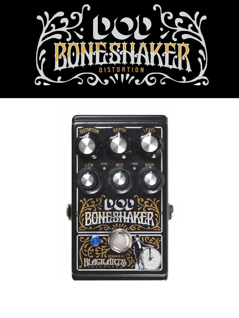 digi-tech BLACKARTS BONESHAKER User manual