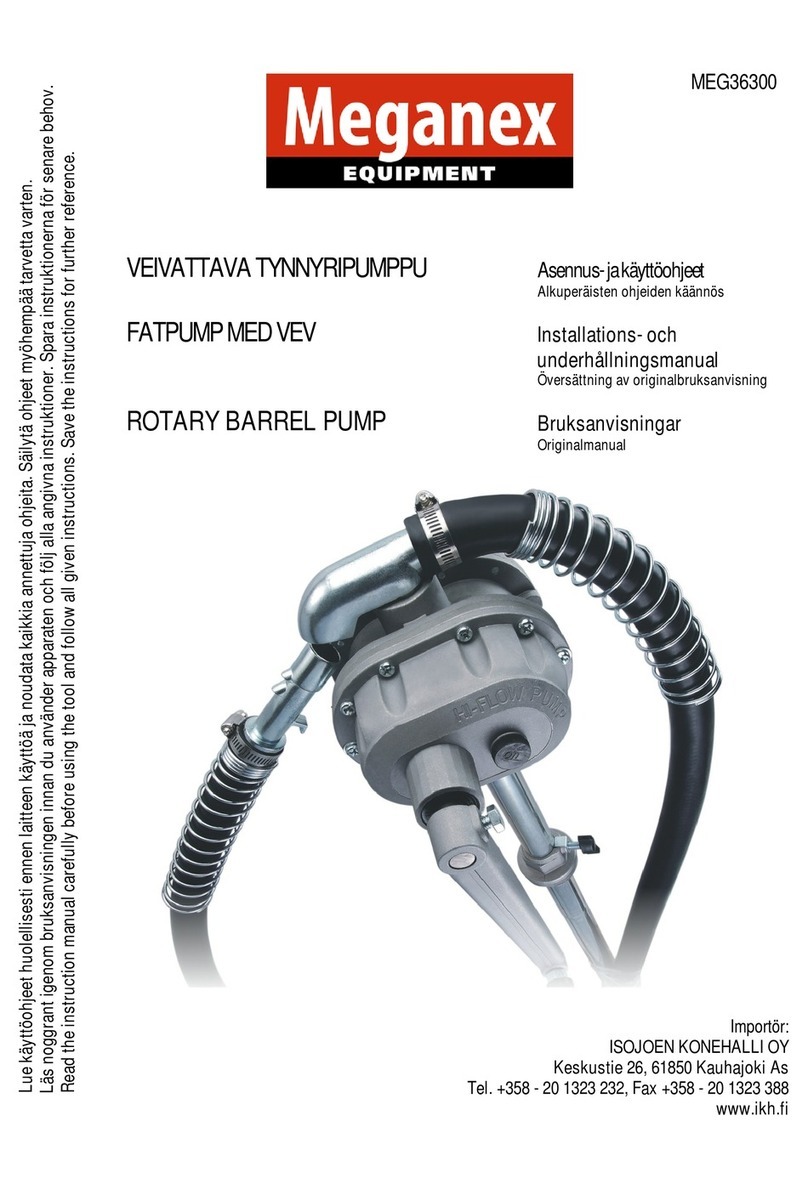 Meganex MEG36300 instruction manual