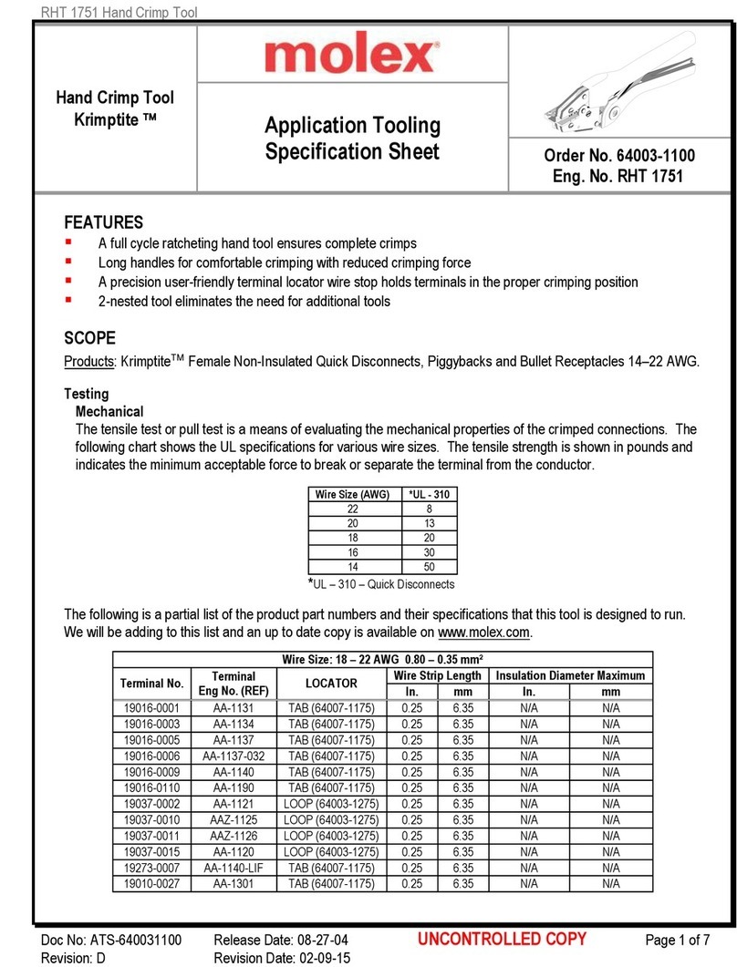 molex 207129 Series User manual molex 207129 Series User manual