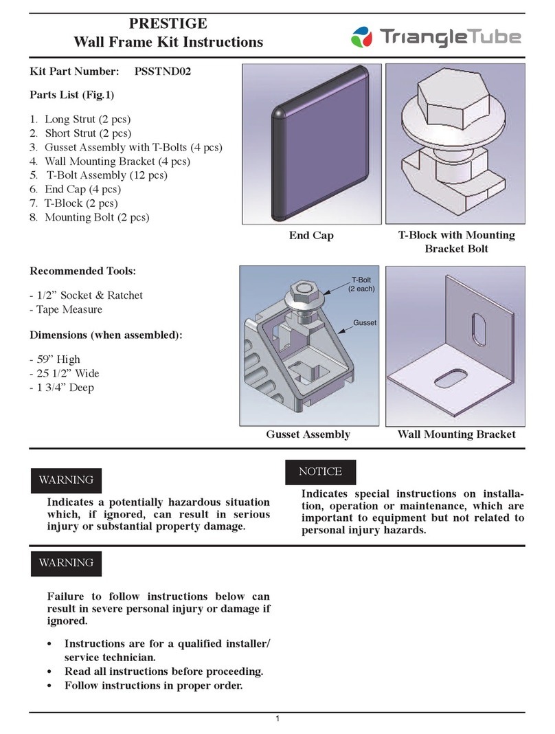 TriangleTube PSSTND02 User manual
