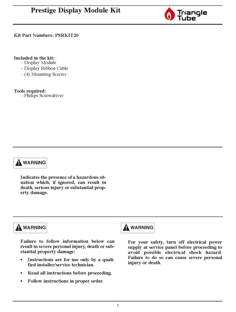 TriangleTube PSRKIT20 manual