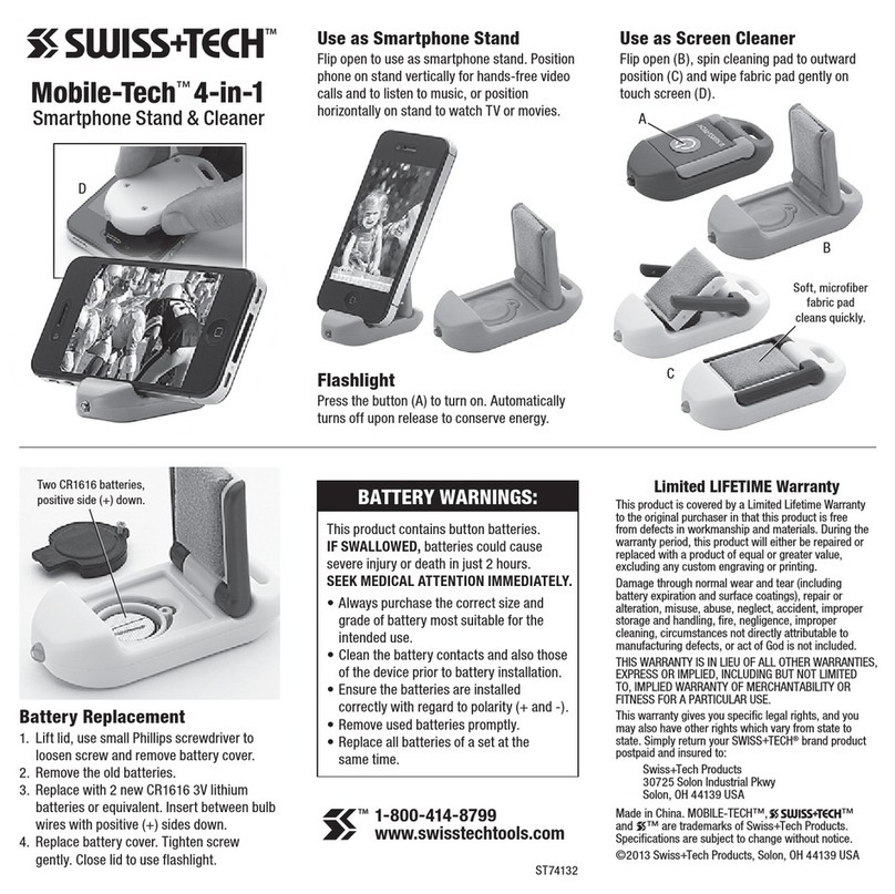 Swisstech Mobile-Tech 4-in-1 quick start guide