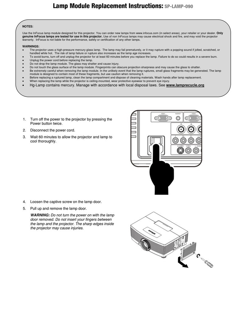 InFocus SP-LAMP-090 Guide