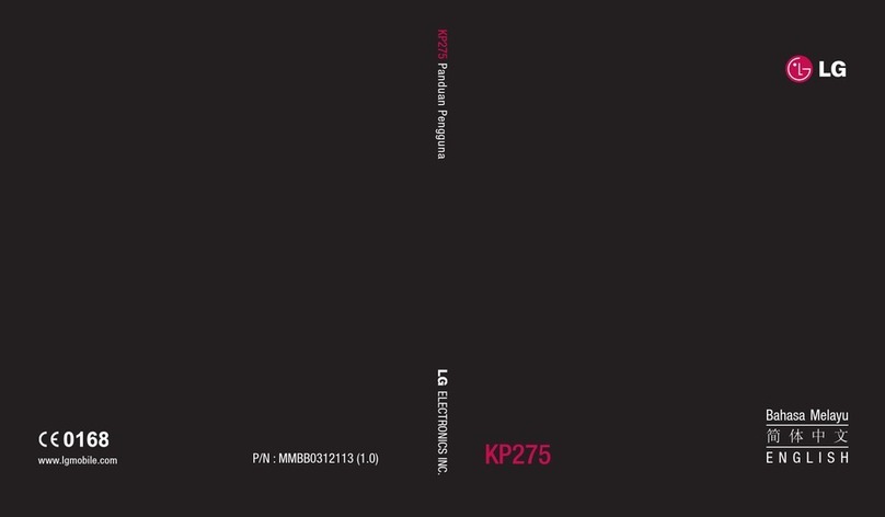 LG KP275 User manual