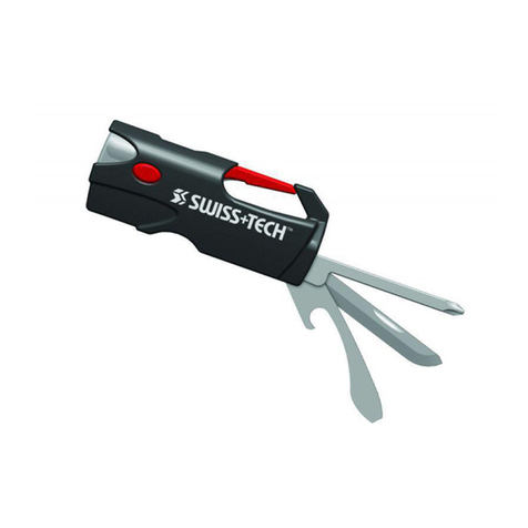 Swisstech Carabiner Multi-Tool 6-in-1 quick start guide Swisstech Carabiner Multi-Tool 6-in-1 quick start guide